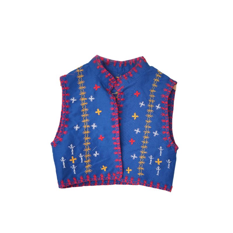 Itneg Vest - Royal Blue